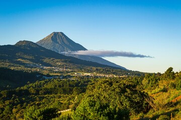 Volcan de Agua in early morning light