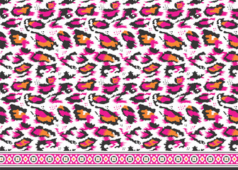 Obraz premium leopard Design Pattern For background. texture, walpaper.