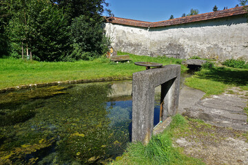 Quelle der Großen Lauter auf der Schwäbischen Alb bei Offenhausen; Baden Württemberg; Deutschland
