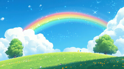 Rainbow Sky Meadow.