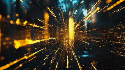 Smart digital city with connection cyber security network reciprocity over the cityscape . future smart wireless digital city and social media networking systems that connects people within the city