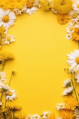 frame of daisies