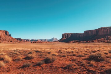 Desert Mountains View