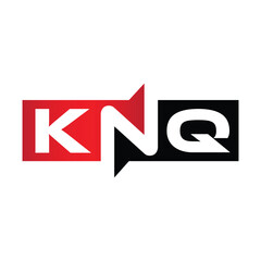 KNQ Monogram Initial Letters Logo
