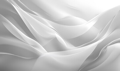 Obraz premium Dynamic Vector Background of transparent Shapes in gray and white Colors