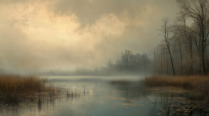 Fototapeta premium Dark lake