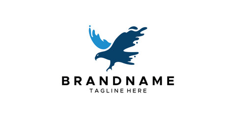 a graphic image with a water bird theme, on a white background. vector graphic base.
