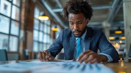 Сhat manager preparing reports on chat performance for upper management.