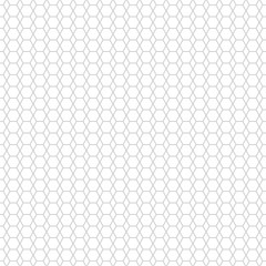 A seamless pattern of hexagonal shapes in a light color scheme.