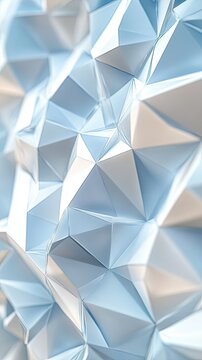 White backdrop with abstract polygonal shapes in light shades 