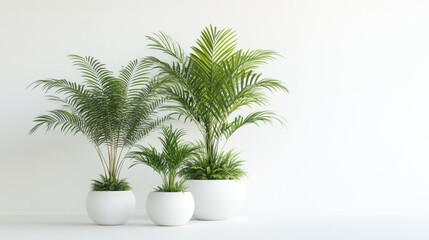 Obraz premium Three Potted Plants