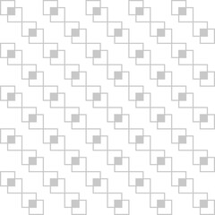 A repeating geometric pattern featuring squares arranged in a diagonal layout.