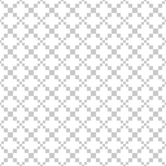 A seamless pattern of small geometric shapes in a light color scheme.