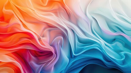 Obraz premium A Close-up Shot Abstract Watercolor Silhouettes of Watercolor business silhouettes, vibrant overlapping hues