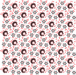 Trandy Flower and Leaf design pattern For background, wallpaper, Fabric print