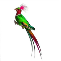 Fototapeta premium Parrot, colorful bird no background transparent