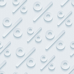 A textured pattern featuring various percentages and circular shapes in a light color scheme.
