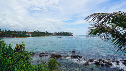 Coast of Mirissa in Sri Lanka