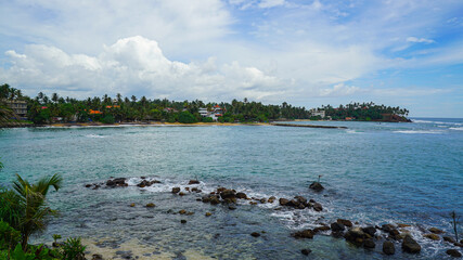 Coast of Mirissa in Sri Lanka