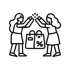 Black Friday, sale, discounts, dispute over the possession of goods, excitement, struggle, AI Generation