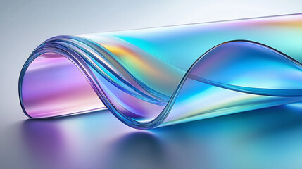 Glass reflective glossy digital abstract background