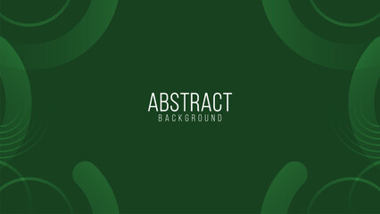 abstract green background with geometric element