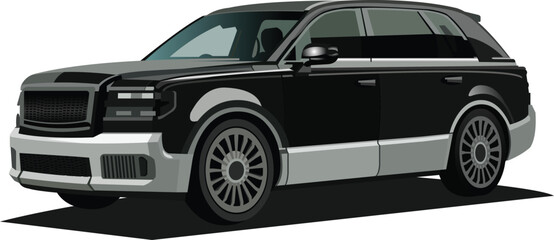 fierce black car.eps