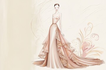 dress woman fashion