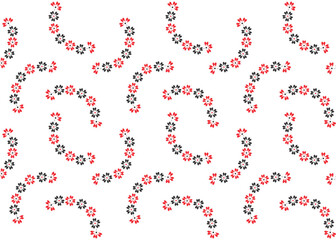 Flower Deisgn Pattern Use For Background, Texture, tile, Fabric, Textile.