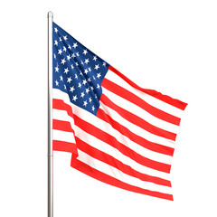 flag usa isolated on white © Junior Silva