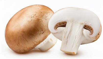 Fototapeta premium champignon, mushroom, isolated on white background, full depth of field 