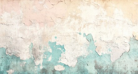 Obraz premium Grunge Wall Texture with Peeling Paint.