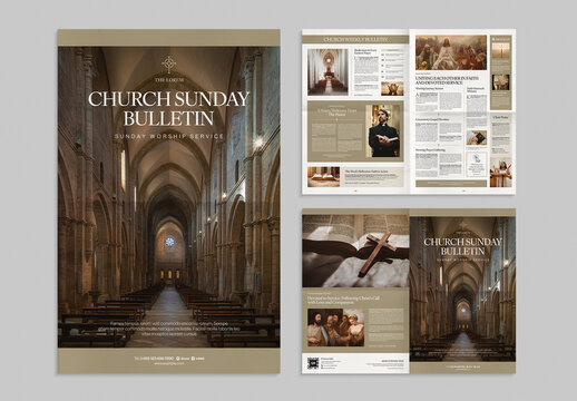 Church Bulletin Template