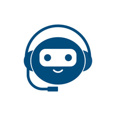 AI Chatbot Icon | Artificial Intelligence Support Symbol | Modern Bot Design