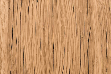 Close-up of rustic, light brown wood grain with natural cracks and lines.