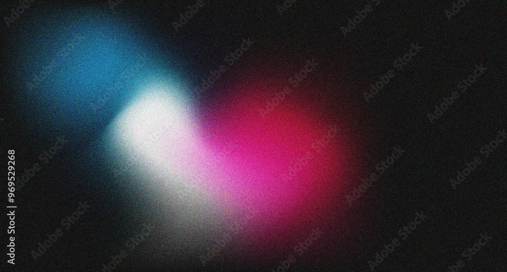 Wall mural abstract pink and sky blue noise texture color gradient. multi color gradient background