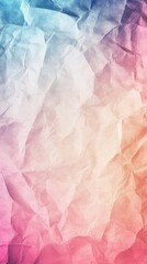 Obraz premium Abstract textured background with crumpled paper in shades of blue and pink. Ideal for creative designs and visual projects.