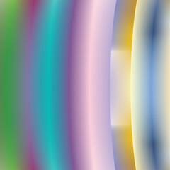 Abstract colorful gradient or multicolor toned background of holographic vector,