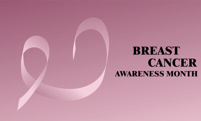 Breast cancer awareness pink ribbon  Illustration ribbon, aids health day campaign .