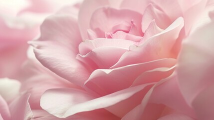 Pink Rose Petals: Close Up Photography of Delicate Flower Texture
