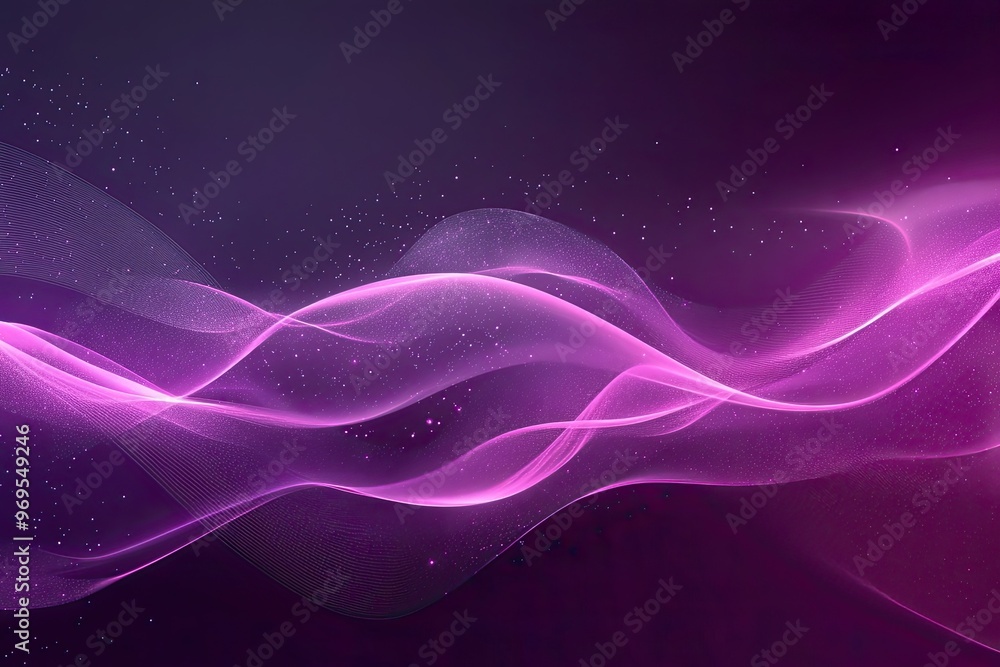 Poster abstract purple wave background. perfect for presentations, website banners, or any project needing 