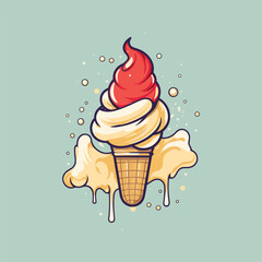 Ice-cream Illustration
