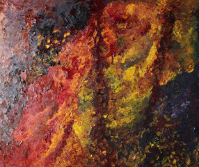 Abstract Oil Painting