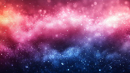 Fototapeta premium Red, Blue, and White Grainy Gradient Background with Noise Text