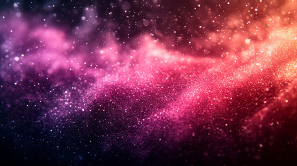 Fototapeta premium Abstract Purple Red Magenta Grainy Gradient on Black Background