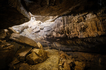 The Krka cave in Slovenia