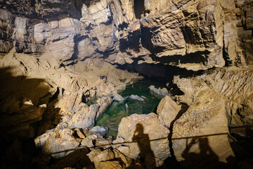 The Krka cave in Slovenia