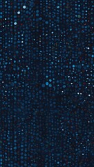 Dark blue gradient with comic-style pop art dots.