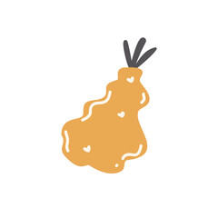 Illustration icons stamp stickers line food dessert lunch dinner beefsteak 