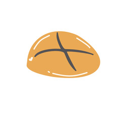 Illustration icons stamp stickers line food dessert lunch dinner beefsteak 